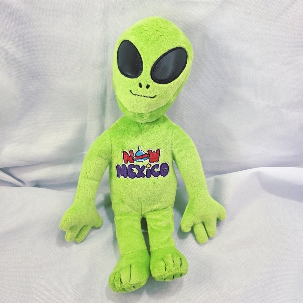 Green Alien Plush Stuffed Toy Roswell New Mexico RGU Group 14 Inch 2022